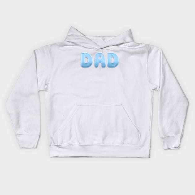 DAD NAME Kids Hoodie by andiporen